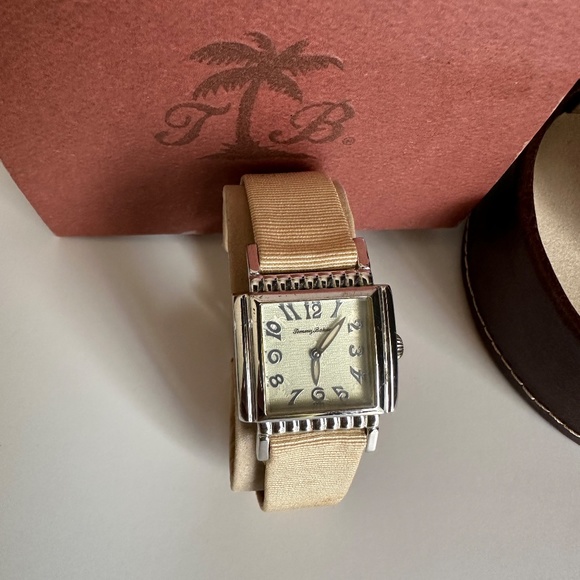 Tommy Bahama  Ladies Watch Sterling Ag 925 TB w/ Ori . Box.Tags, Booklet. Unused - Picture 2 of 10